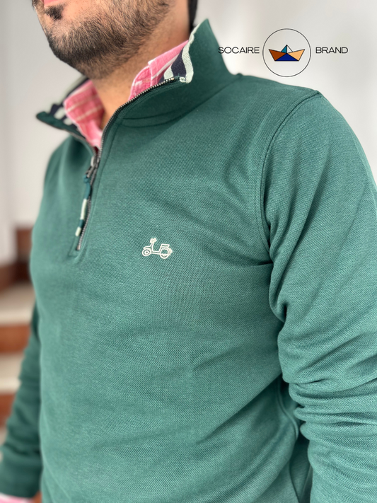 JERSEY SUDADERA MEDIA CREMALLERA