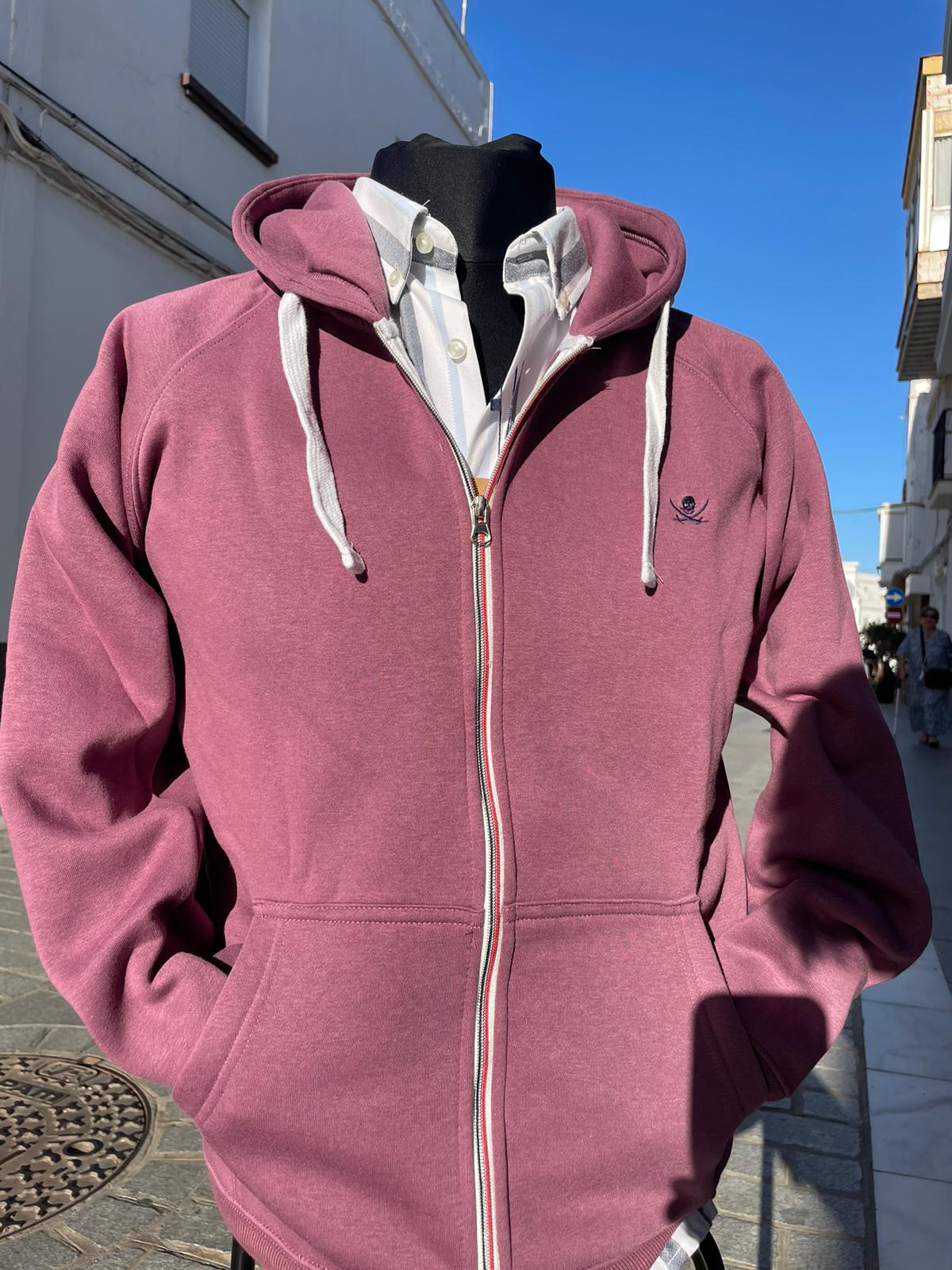 SUDADERA CON CREMALLERA