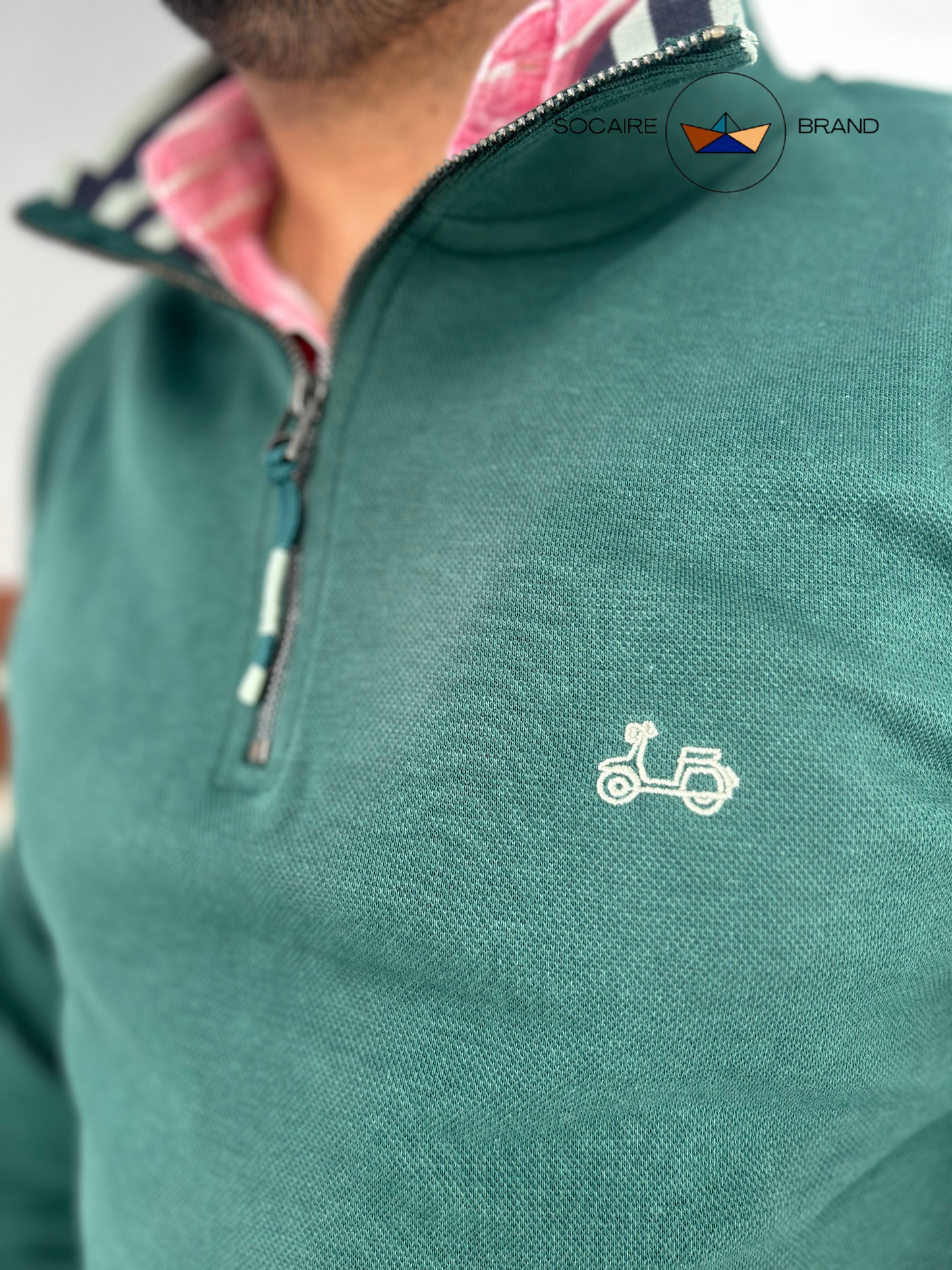 JERSEY SUDADERA MEDIA CREMALLERA