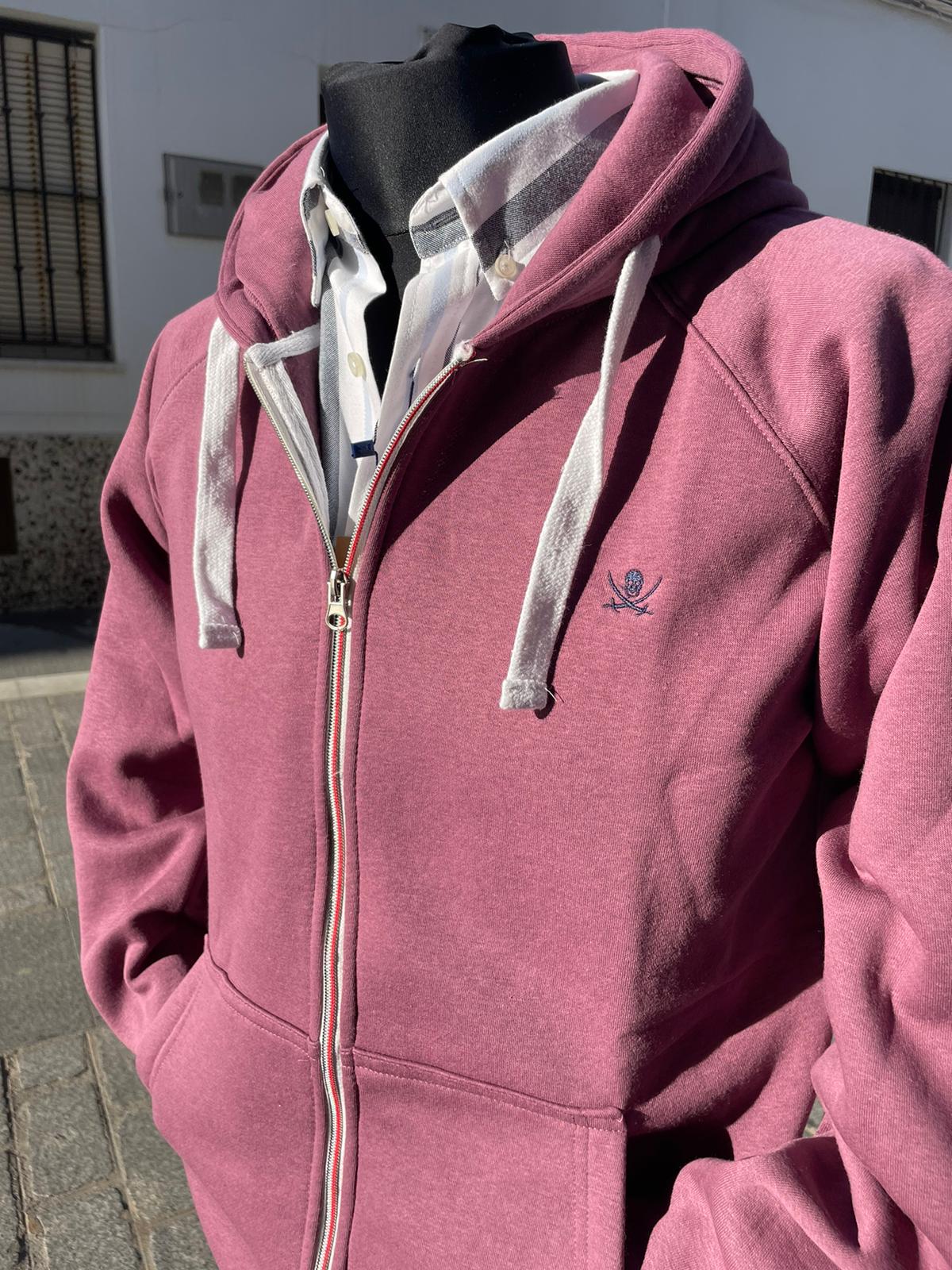 SUDADERA CON CREMALLERA